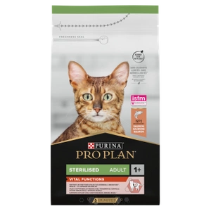 PRO PLAN Sterilised Vital Functions Croquettes pour chat riches en saumon 1.5kg x2