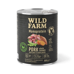 WILD FARM Monoprotein Pork 800g hipoalergiczna karma dla psa