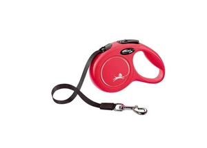Flexi Laisse New Classic XS sangle 3m 12kg Rouge