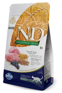 Farmina N&amp;D Ancestral Grain Frline Adult Lamb&amp;Blueberry 5 kg