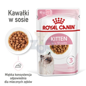 Royal Canin Kitten Instinctive en sauce 12x85g