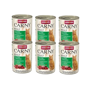 Animonda Chat Carny Adulte bœuf, dinde, lapin 6x400g