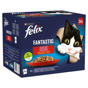 FELIX Fantastiques saveurs campagnardes en gelée : 24x85g