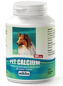 MIKITA Pet-Calcium 100 comprimés