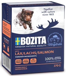 BOZITA Dog Saumon en gelée 370g