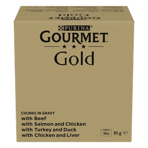 Purina Gourmet Gold Pieces en sauce 96 x 85 g
