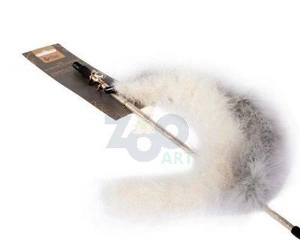 DINGO Jouet pour chat : Canne pour chat plumes glamour x2