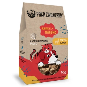 Paka Zwierzaka Viande LAMA gourmandise lyophilisée 70g