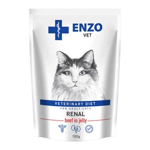 ENZO VET Renal avec du boeuf en gelée pour chats 100g