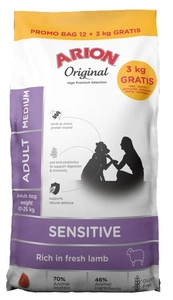 ARION Original Sensitive Adulte Moyen 12+3kg