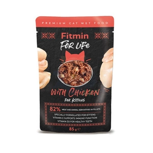 Fitmin Cat For Life Kitten Chicken 85g x24