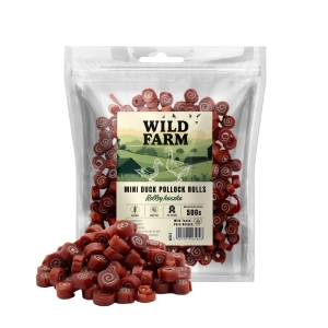 Rouleaux de canard WILD FARM 500 g de friandises pour chien