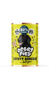 Dobry Pies Mono Poulet au collagène 400g