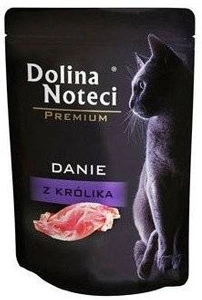 Dolina Noteci Premium pour chats Plat au lapin 85g x12