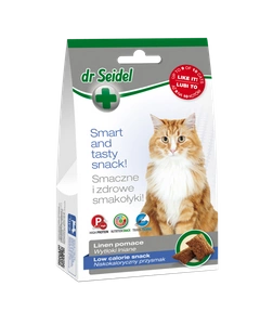 DermaPharm Laboratory Dr Seidel friandises pour chats, hypocaloriques 50g