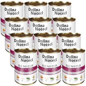 Dolina Noteci Premium Senior Veau aux carottes et au thym 400g x12