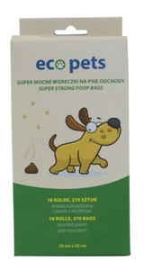 ECO PETS Sacs à déjections écologiques 270 pcs ( 18x15)