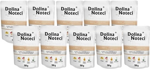 Dolina Noteci PREMIUM pour chiens de petites races avec pommes de terre d'oie et pommes 10x100g