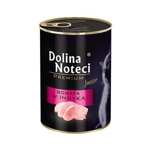 Dolina Noteci Premium Junior pour chats riche en dinde 400g x6
