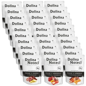 DOLINA NOTECI Plat Mix de saveurs 30x100g - nourriture humide pour chien