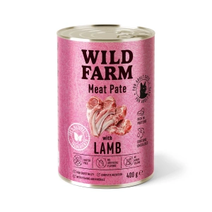 Pâté à l'agneau WILD FARM 400 g - nourriture pour chat sans gluten