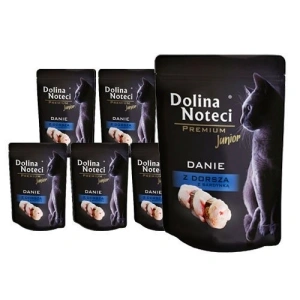 Dolina Noteci Premium Junior Plat de morue avec sardine 10x85g