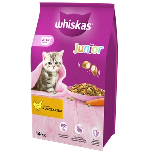Croquette Chaton WHISKAS® au Poulet 14kg