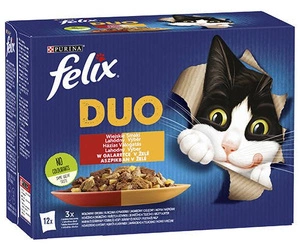 FELIX Duo Saveurs campagnardes en gelée ; 12x85g