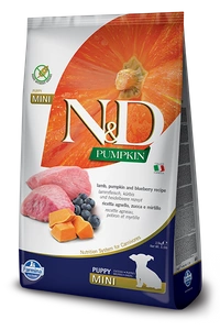 Farmina N&D Pumpkin Grain Free Canine Puppy Mini Lamb&Blueberry 2,5kg