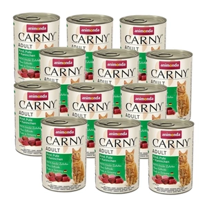 Animonda Chat Carny Adulte bœuf, dinde, lapin 12x400g