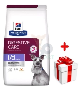 Hill's PD Prescription Diet Canine i/d Low Fat 1,5kg+Surprise