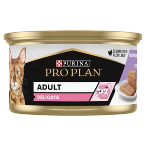 PRO PLAN Mousse alimentaire humide délicate pour chat adulte à la dinde 85 g