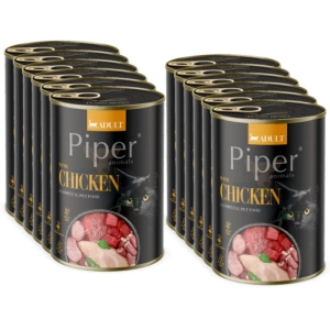DOLINA NOTECI Piper pour chats au poulet 12x400g