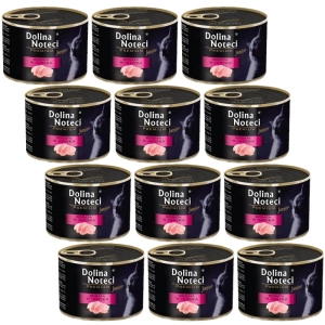 Dolina Noteci Premium Junior pour chats riche en dinde 12x185g