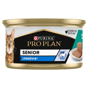 Mousse pour chats Purina Pro Plan Senior Longevis au thon 85 g