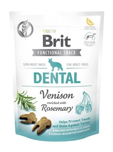 BRIT CARE DOG FUNCTIONAL SNACK DENTAL VENISON 150g x2