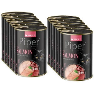 DOLINA NOTECI Piper pour chats au saumon 12x400g