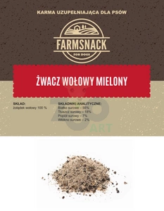 FarmSnack Żwacz wołowy mielony 100g