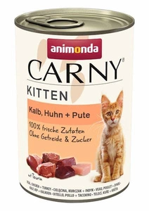 ANIMONDA Chat Carny Chaton bœuf, veau, poulet 400g