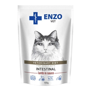 ENZO VET Intestinal avec agneau en sauce pour chats 100g