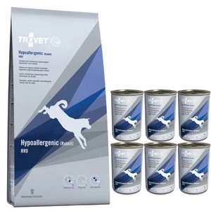 TROVET RRD Hypoallergenic - Lapin (pour chien) 12,5kg+TROVET RRD Hypoallergénique - Lapin (pour chien) 400g - boîte