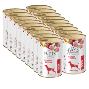 4Vets pour chiens Renal 18x400g