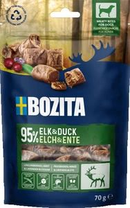 BOZITA Meaty Bites friandises pour chien à l'orignal et au canard 70 g
