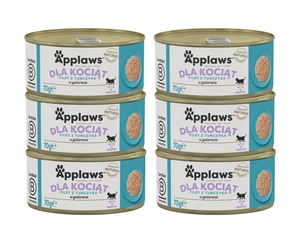 APPLAWS Kitten Thon en gelée  6x70g