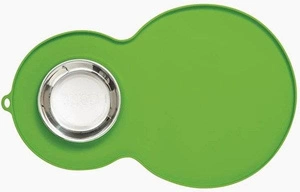 Catit Napperon en forme d’arachide – vert 46x29cm