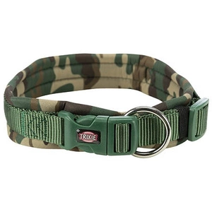 Collier rembourré en néoprène PREMIUM - camouflage/forêt L : 49-55cm/25mm pcs