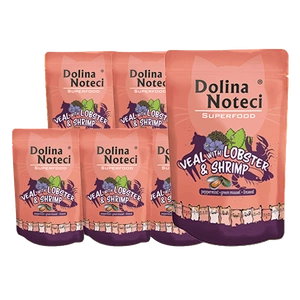 Dolina Noteci Superfood Veau au homard et aux crevettes 10x85g