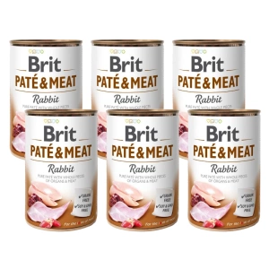 Brit Pate & Meat Au Lapin  6x400g