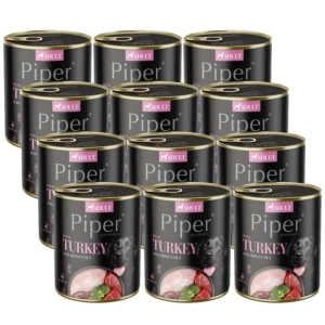 DOLINA NOTECI Piper pour chiens avec dinde et brocoli 12x800g