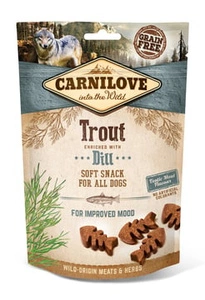 Carnilove Snack semi-humide, truite et aneth, 200g